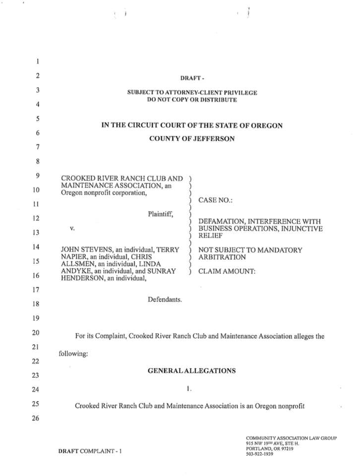 Draft Complaint PG 1/3
